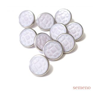 薄紫　クローバー　ヴィンテージボタン チェコガラスボタン　SCZB005