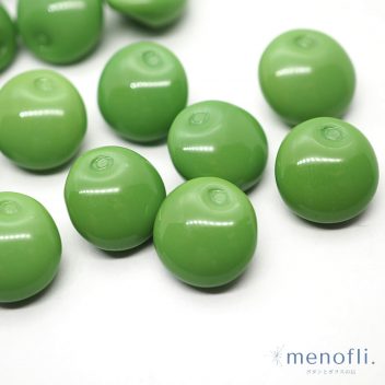 緑　フルーツ・野菜デザイン　ヴィンテージボタン チェコガラスボタン　BP0707 20201201