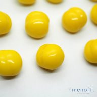 黄色　フルーツ・野菜デザイン　ヴィンテージボタン チェコガラスボタン　BP0707 20201205