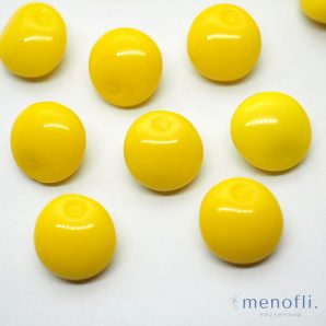 黄色　フルーツ・野菜デザイン　ヴィンテージボタン チェコガラスボタン　BP0707 20201206