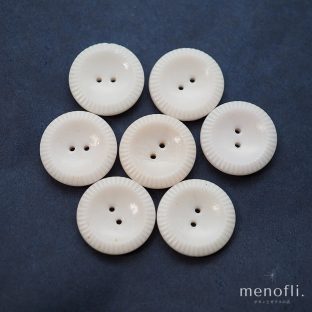 7pc 薄ピンク 2ホールボタン  ヴィンテージボタン チェコガラスボタン　BP1010 20210324